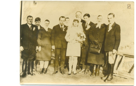 Gál Nándor és Jolán esküvője