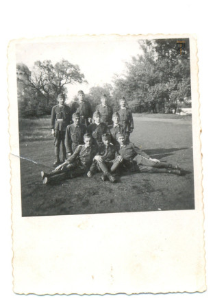 Katonai csoportkép, id. Benke Árpád gyűjteményéből