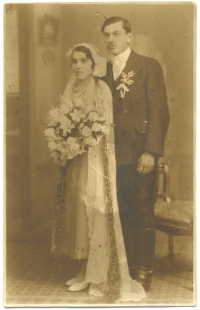 Kecskés Mária és Urkon Mátyás esküvője, 1935