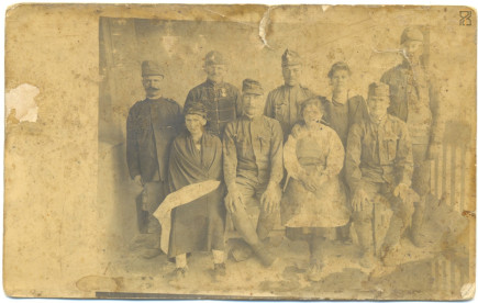 Csoportkép a tábori kórházban - I.vh