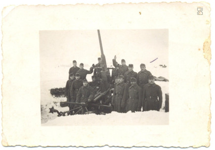 Katonakép, megjelölve rajta Dánél Ádám - II. vh