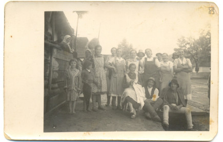 Csoportkép 1935 körül, Endes Ilona, Bocskor Rozália, Dánél Vilma és társai